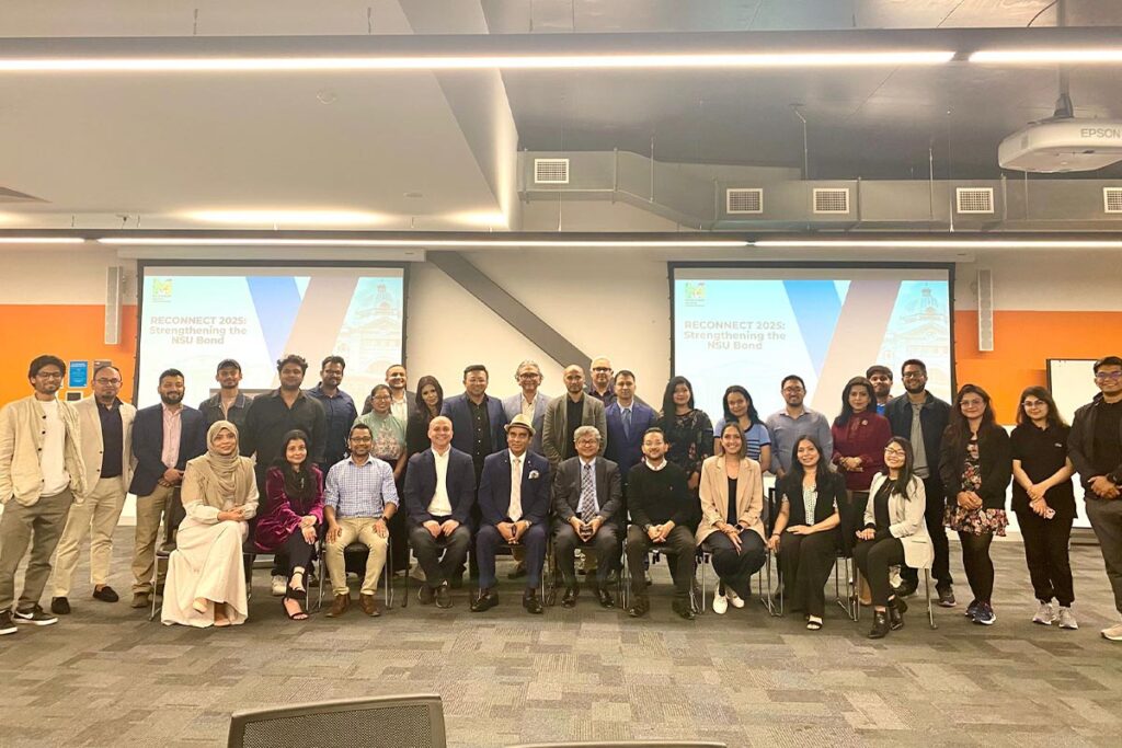 Adelaide NSUers shared the stage with Melbourne NSUers, alongside the VC and Board of Trustees.