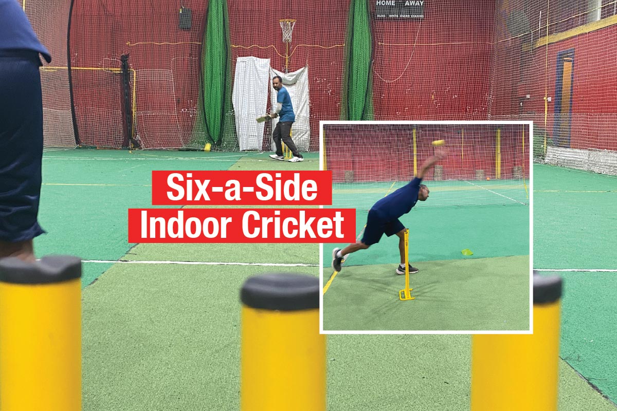 Monthly Six-a-Side Indoor Cricket draws players for fun and fitness
